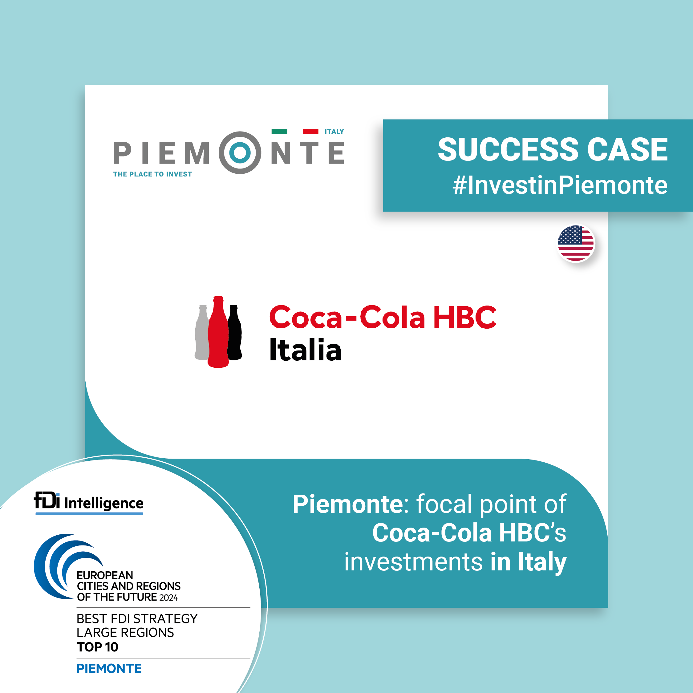 Coca Cola investment in Piemonte 