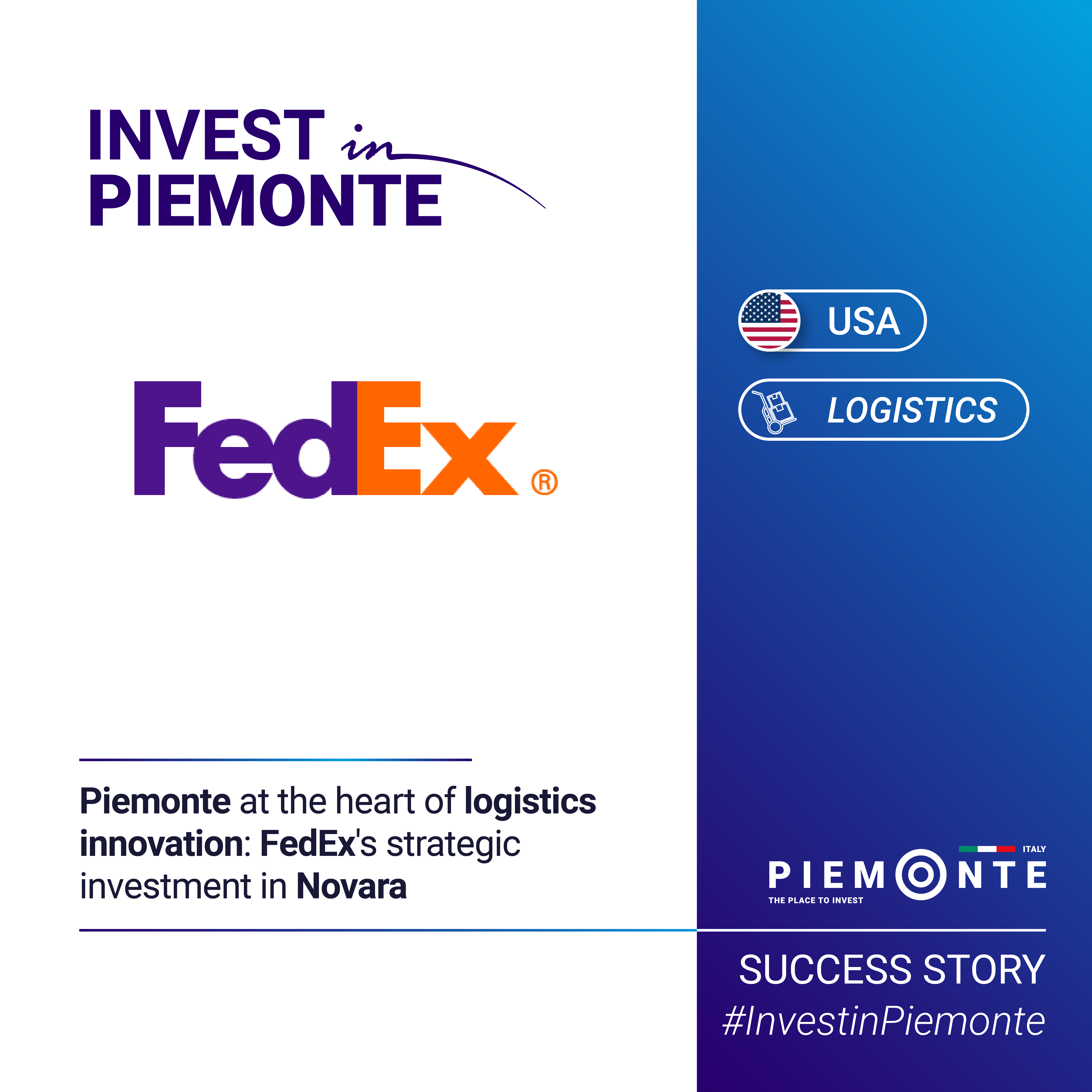 Invest in Piemonte - FedEx