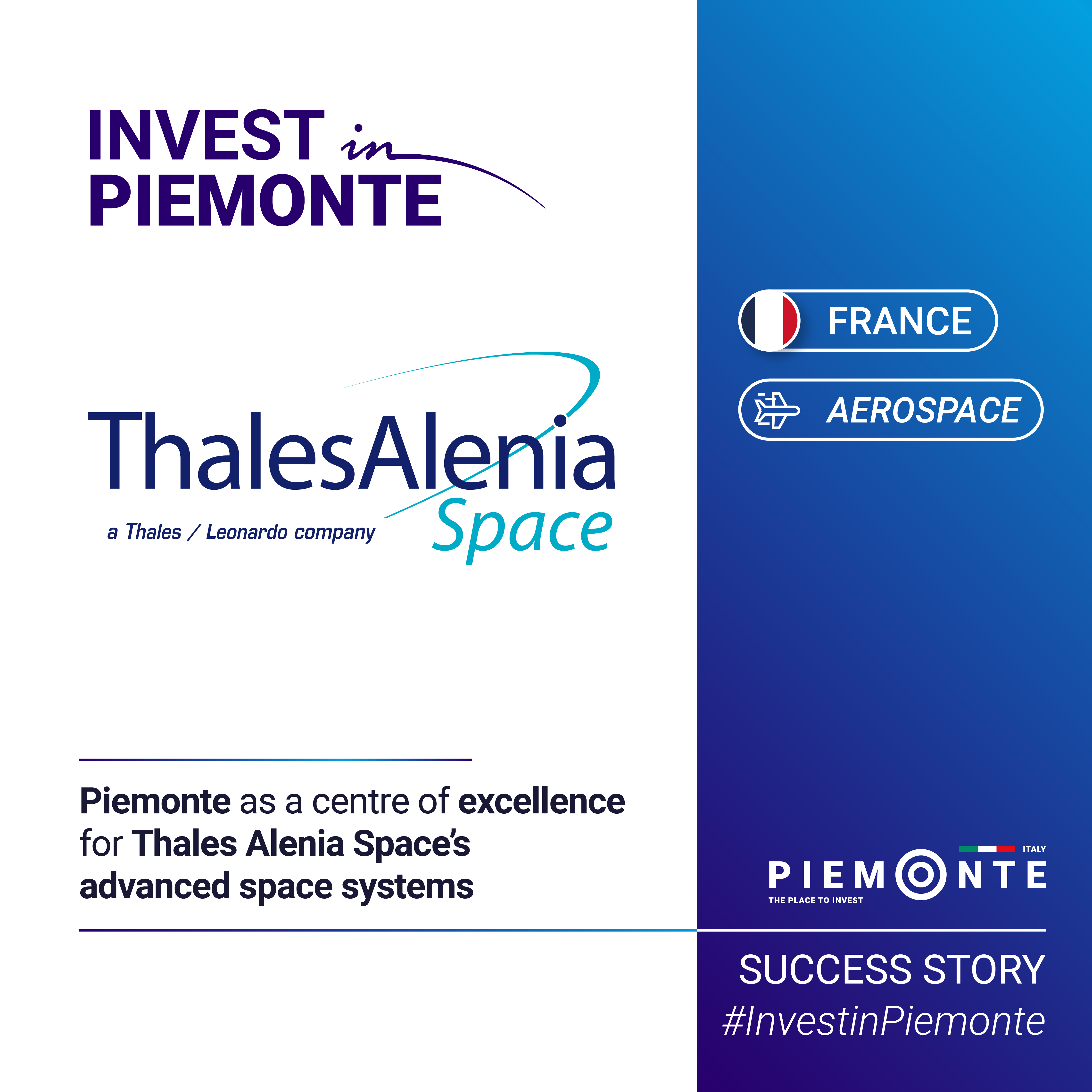Invest in Piemonte - Thales Alenia Space 