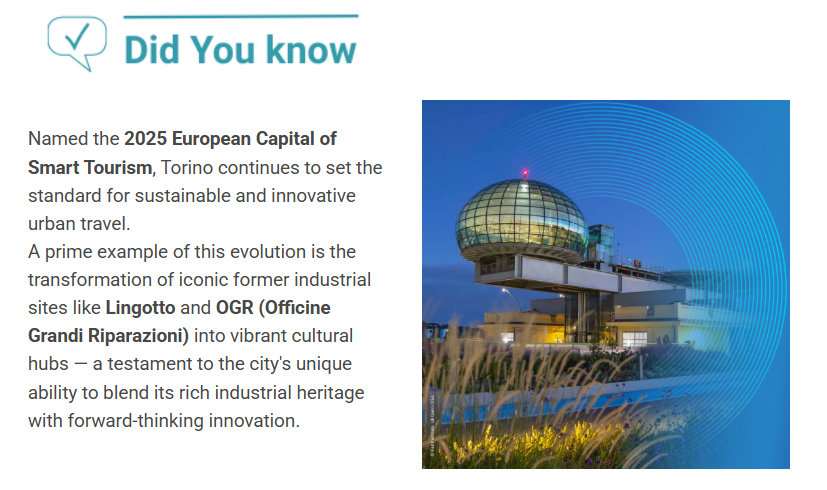 Smart Tourism in Torino