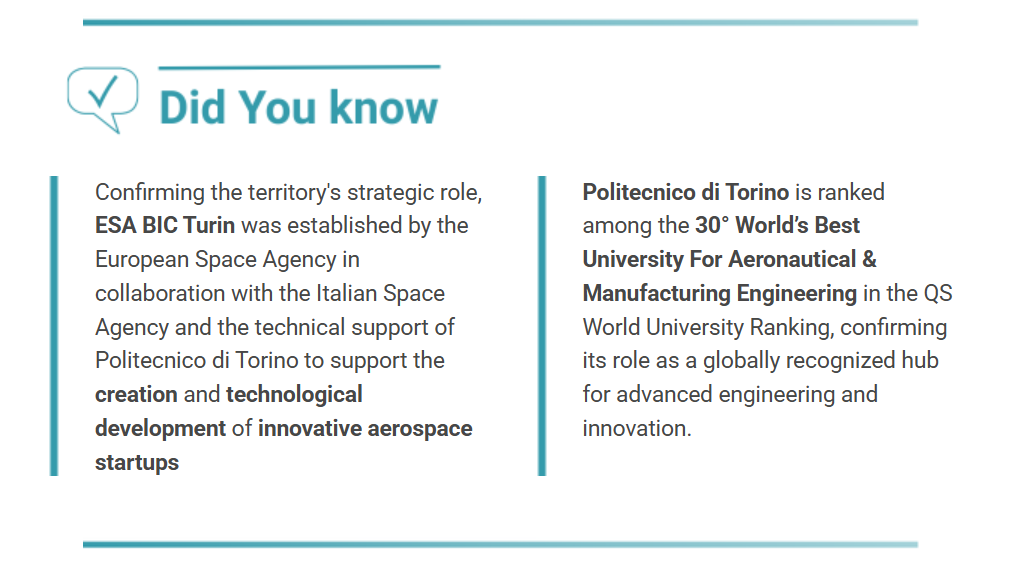 Did You Know Aerospace in Piemonte